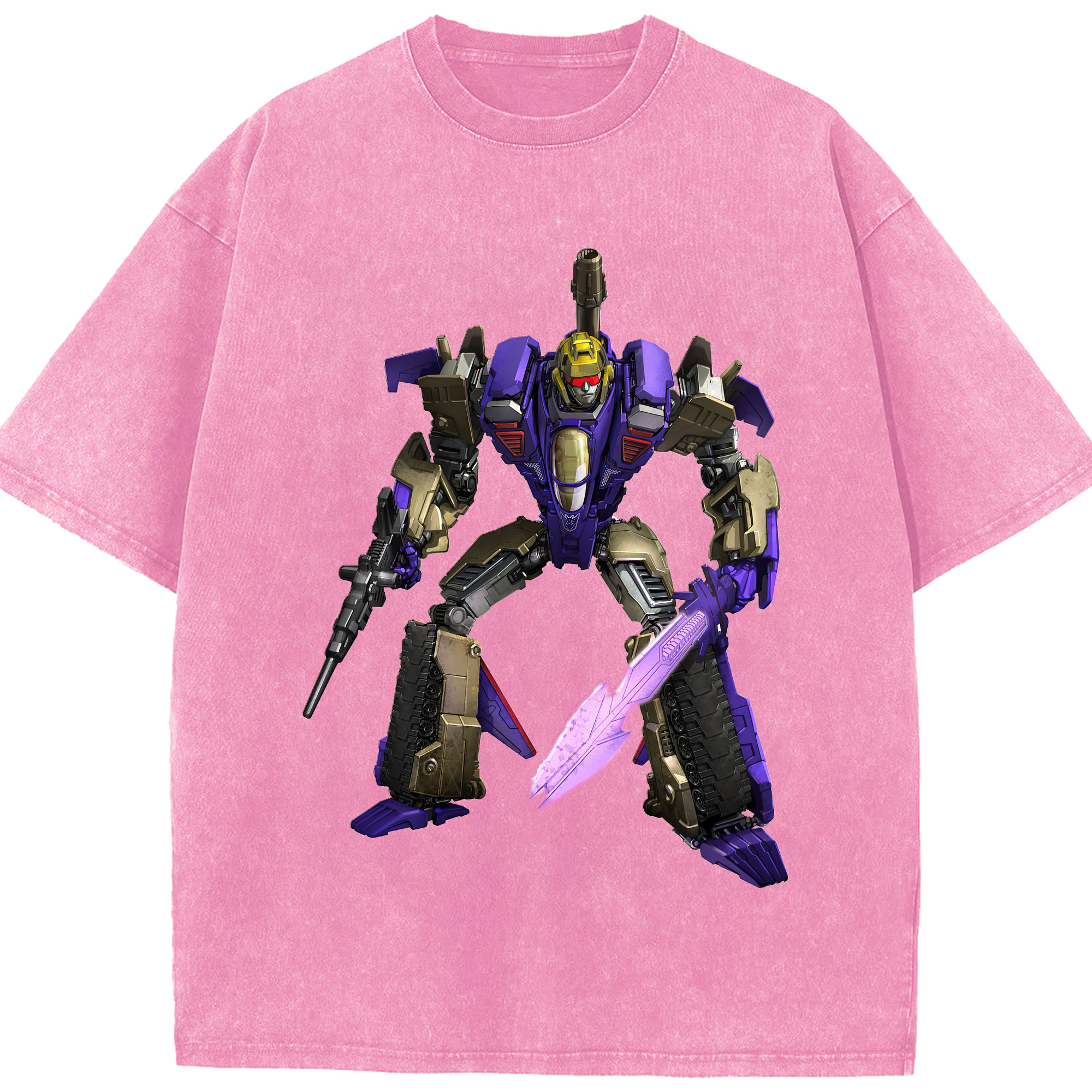 （画像用） Transformers トランスフォーマー 綿100% ヴィンテージ風 半袖Tシャツ（フロントプリント）